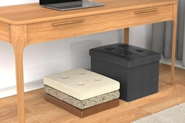 Ottomans With Storage, Just $10.39 on Amazon card image