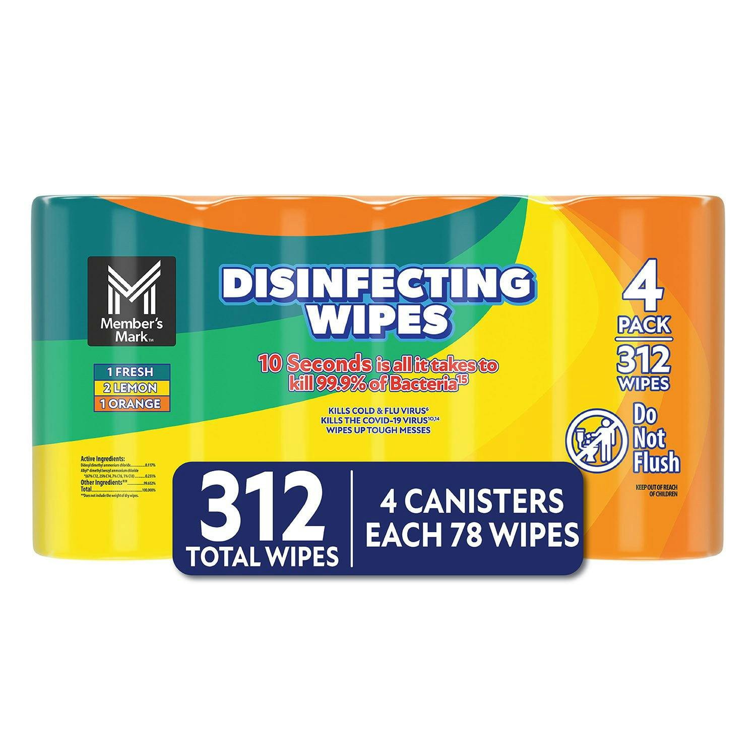 Member's Mark Disinfecting Wipes 4-Pack