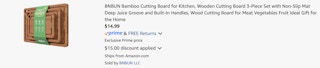 Amazon Wooden cutting boards 2025