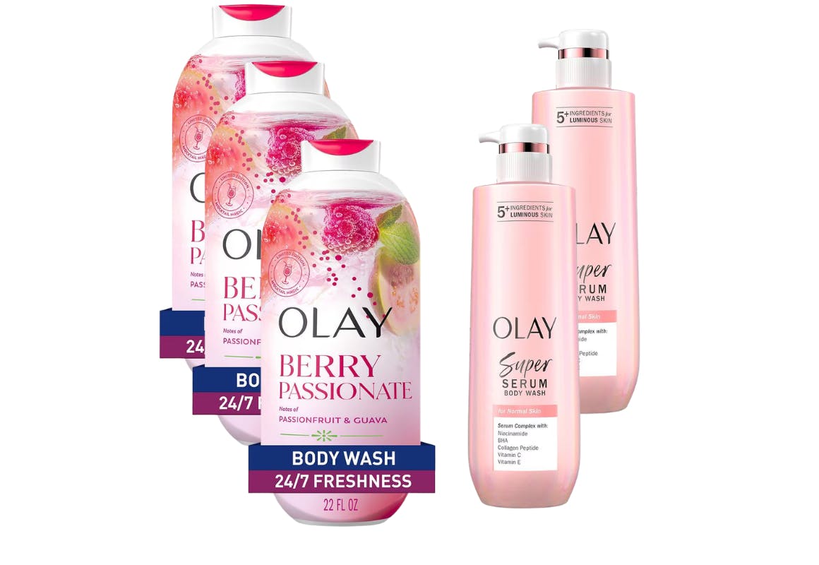 5 Olay Body Washes