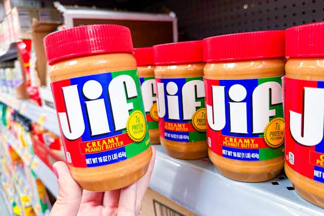 Jif Creamy Peanut Butter: Get 3 Jars for as Low as $5.62 on Amazon card image