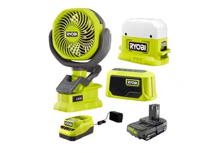 Ryobi Camping Tool Set