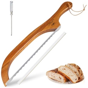 Wooden Bread Bow Knife