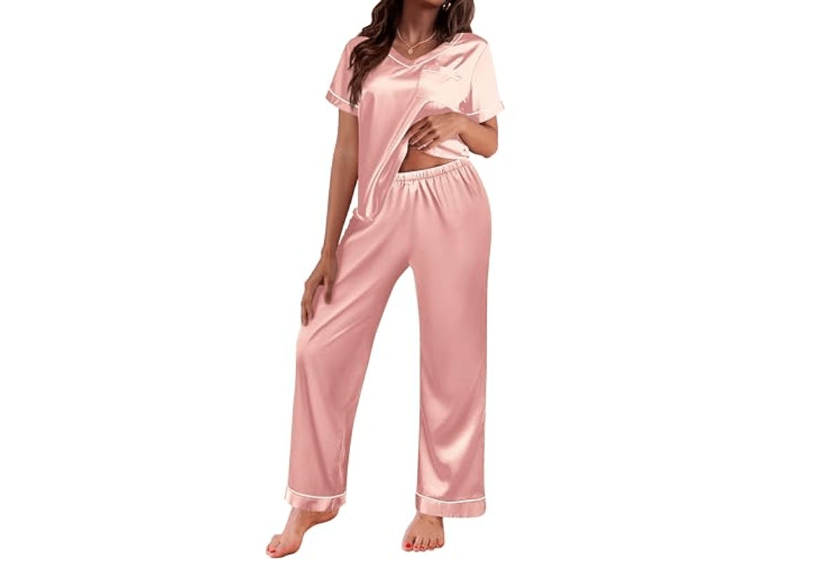 Women's Satin Pajama Set