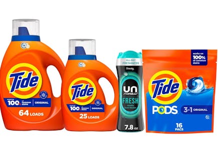 4 P&G Laundry Products