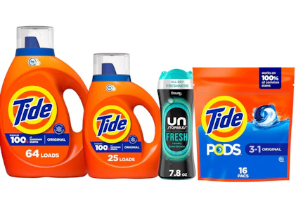 4 P&G Laundry Products