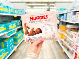 Get a 2-Pack of Huggies Skin Essentials Baby Wipes for $3.77 at Walmart card image