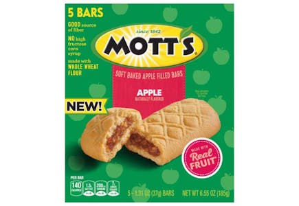 2 Mott's Soft Baked Bars Boxes