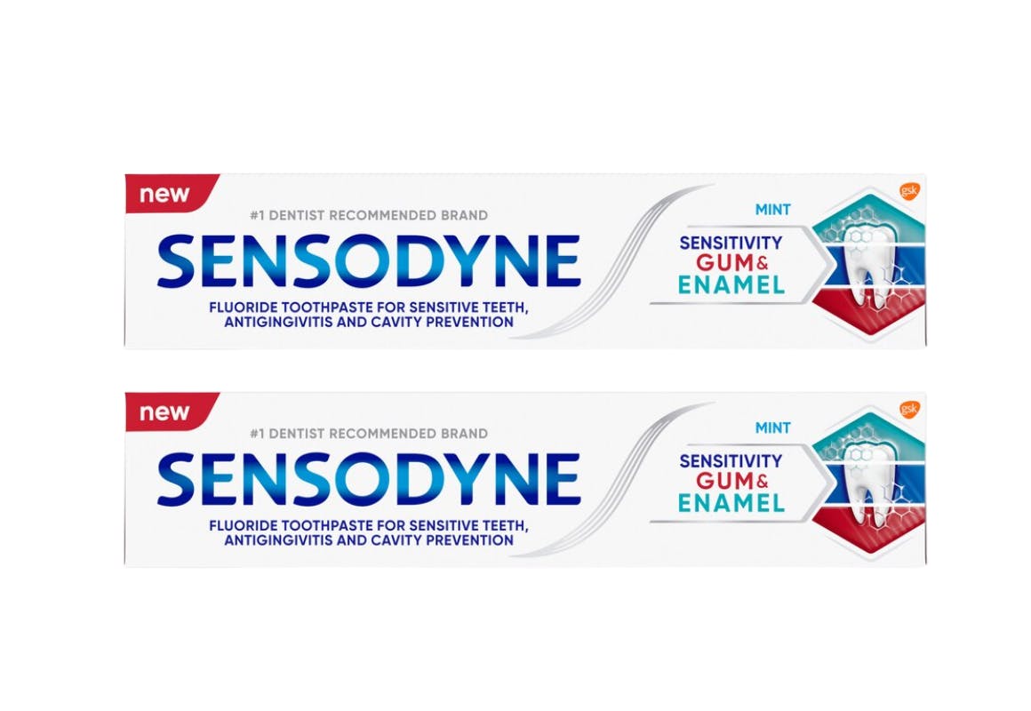 2 Sensodyne Toothpastes