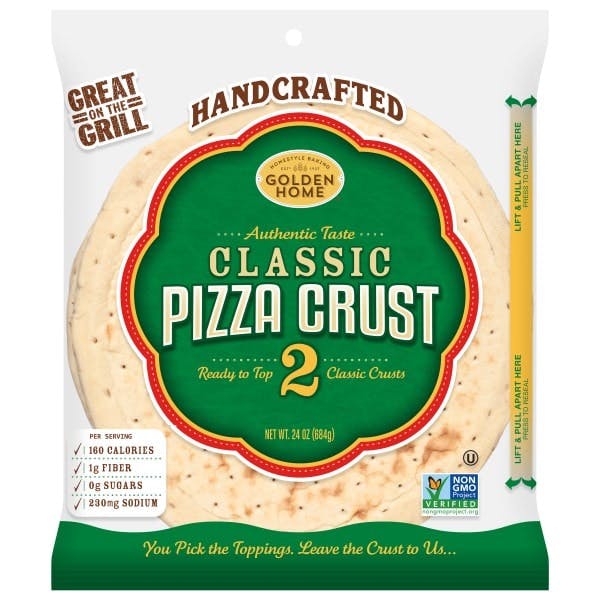 2 Classic Pizza Crusts