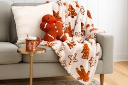 Target Wondershop Christmas throw blanket
