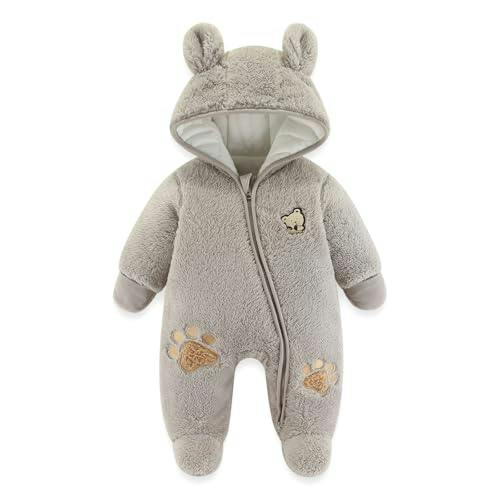 Baby Winter Hooded Romper