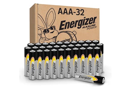 Energizer AAA Batteries 32-Pack