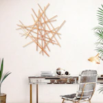 Abstract Geometric Metal Wall Art