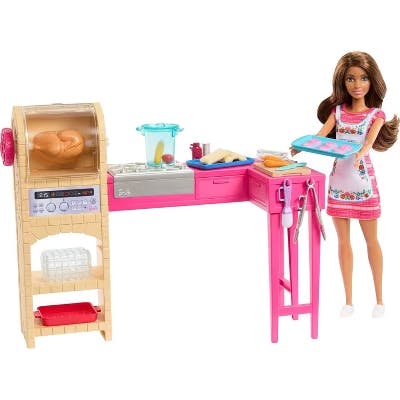 Barbie Doll Kitchen Playset