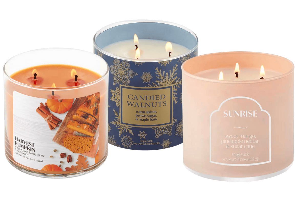 3-Wick Candles