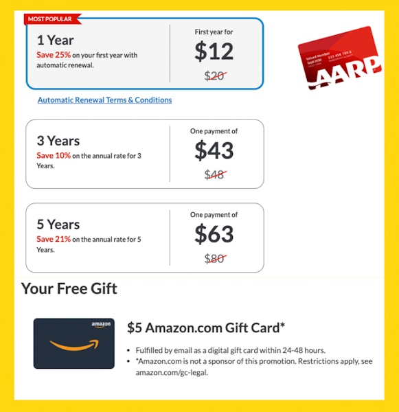 AARP Bounty Deal Cart Image 10/15