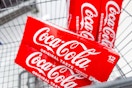coca cola soda 12 packs in shopping cart