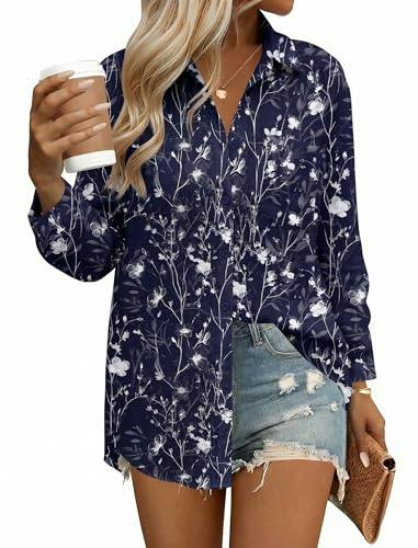 Women's Linen Button Down Shirt