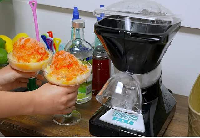 Little Snowie Shaved Ice Machine With 12 Flavors, Only $115 Shipped at QVC card image