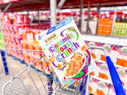 general mills cereal in shopping cart
