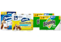 2 Charmin + 2 Bounty