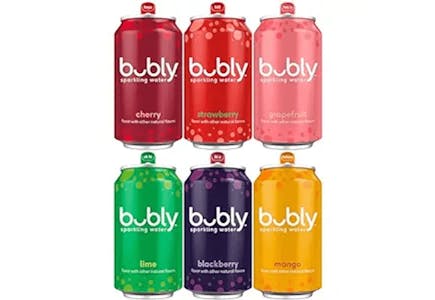 Bubly Sparkling Water Variety 18-Pack