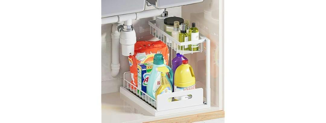 VUSIGN Pull Out Sink Shelf