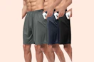 Men's Athletic Shorts 3-Pack B0CRRF28SH