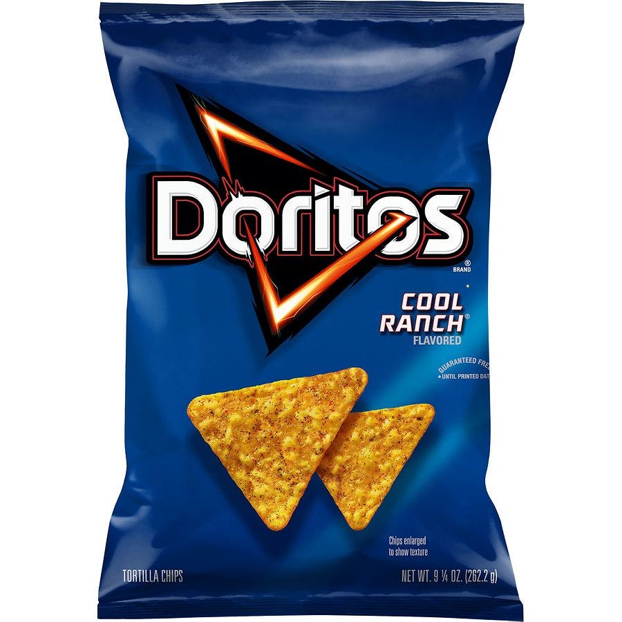 2 Doritos Tortilla Chip Bags