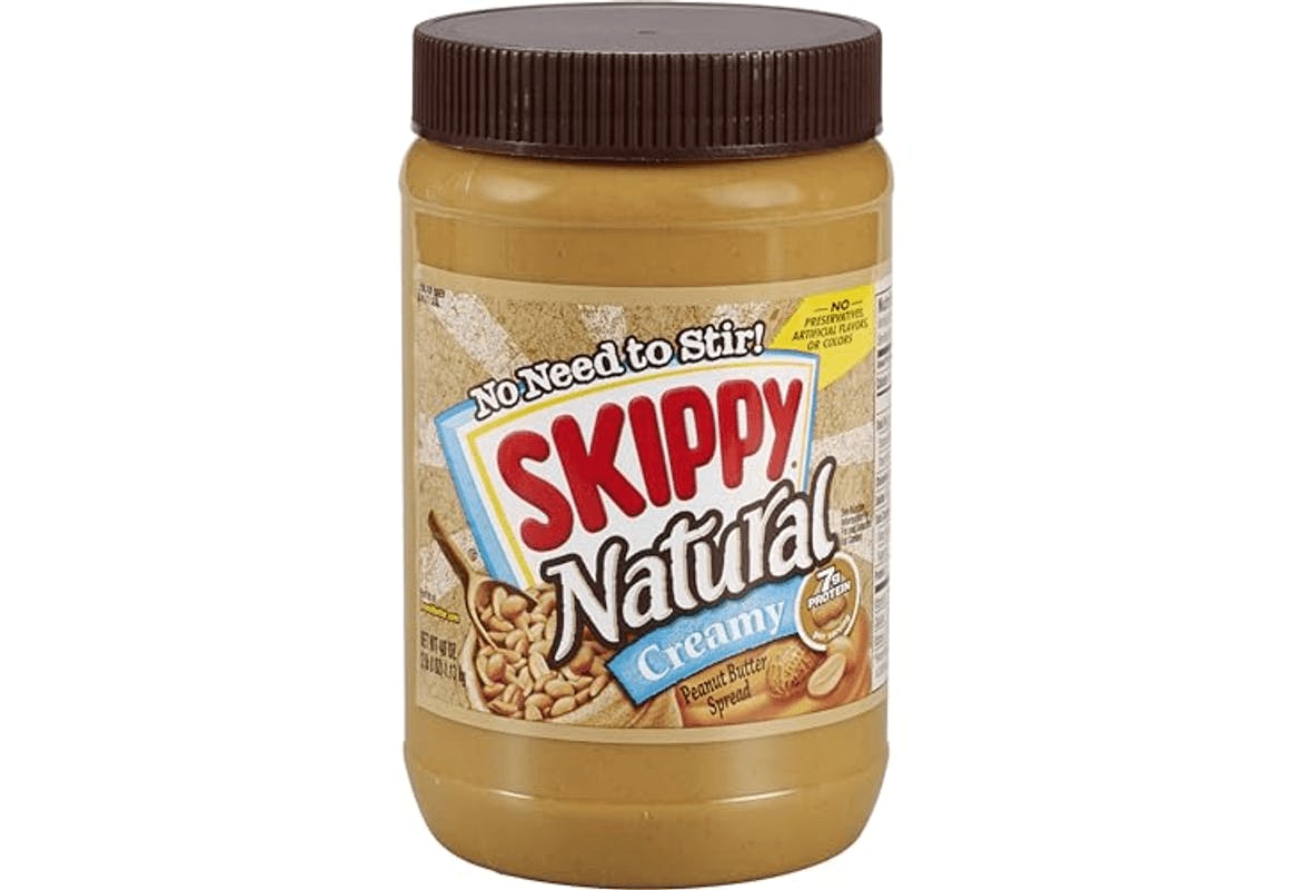Skippy Natural Creamy Peanut Butter