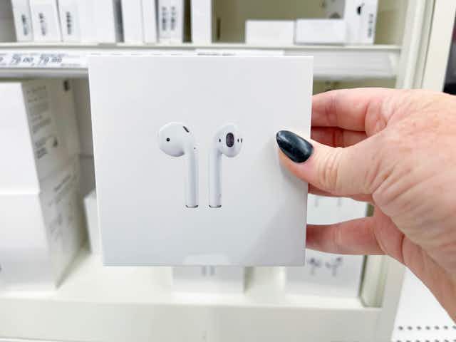 Score Apple AirPods for Only $85.49 at Target card image