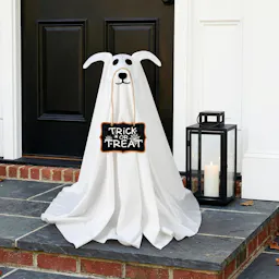 Halloween Ghost Dog Decor