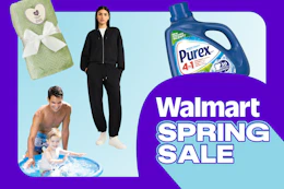 Walmart Spring Sale - blanket, jacket, Purex, kiddie pool