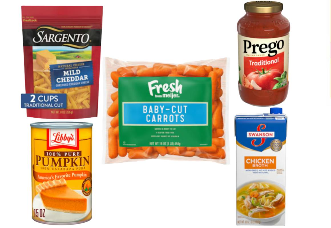 5 Meijer Buy 5, Save $5 Products