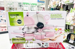 GreenPan 16-Piece Cookware Set, Only $80.74 at Target (Best Price Ever) card image