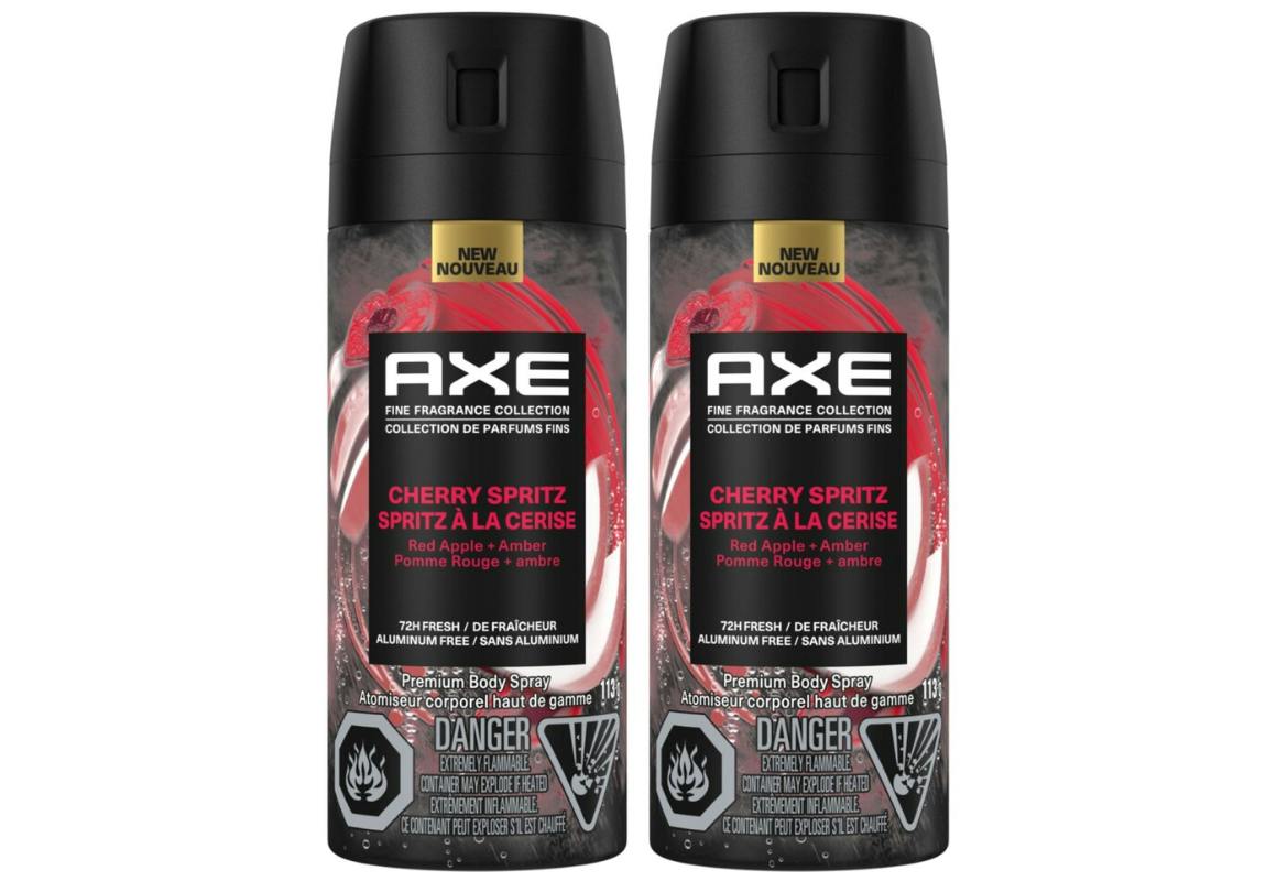 2 AXE Premium Body Sprays