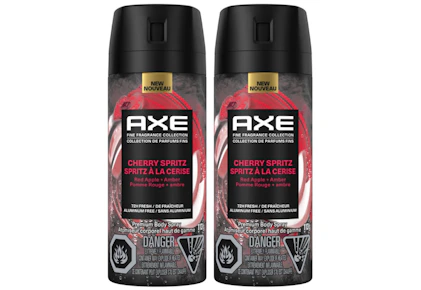 2 AXE Premium Body Sprays