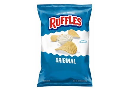 4 Ruffles Chips Bags