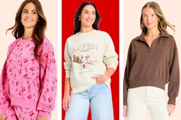 Target women's sweatshirts