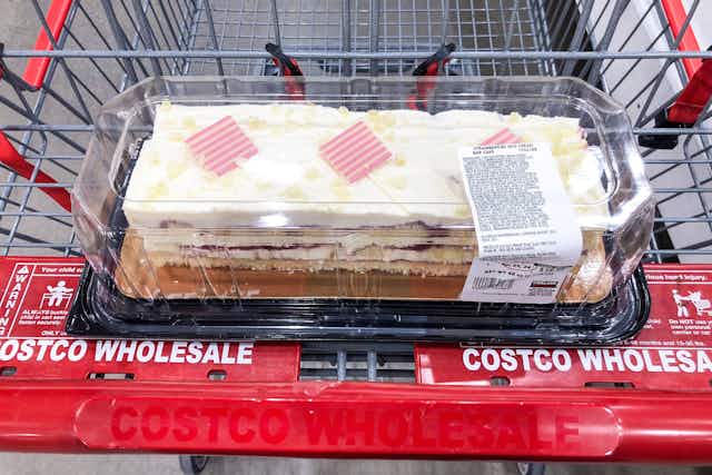 The Strawberries and Cream Cake Is Back at Costco for Just $18.99 card image