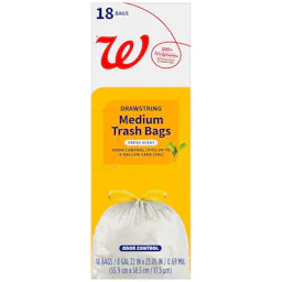 3 Walgreens Trash Bags Packs