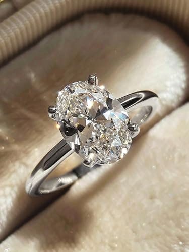 Oval Solitaire Ring