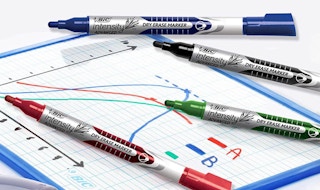 colorful dry erase markers on a dry erase boards