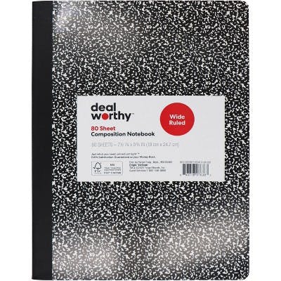 Dealworthy Composition Book