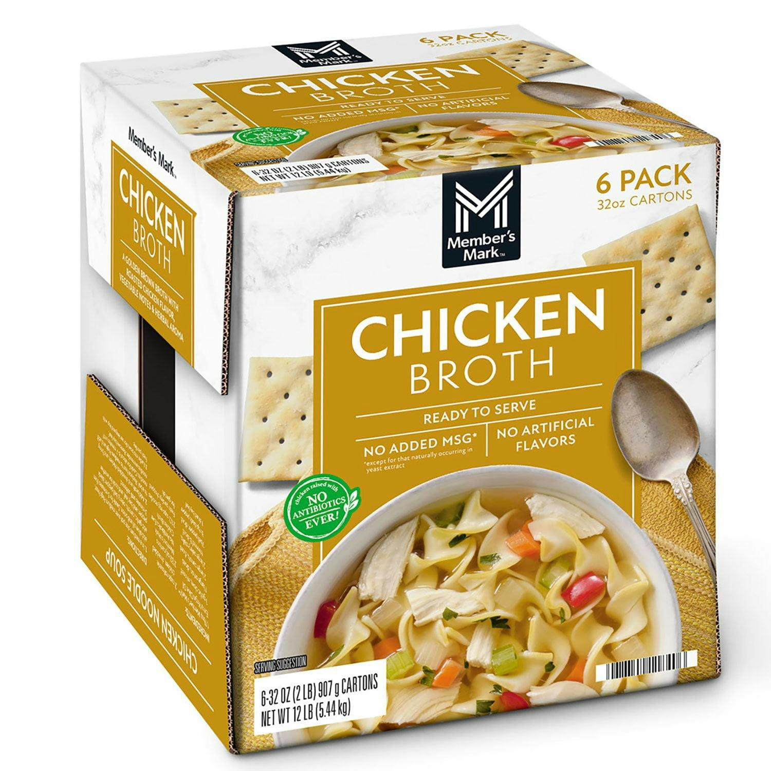 Member's Mark Chicken Broth 6-Pack