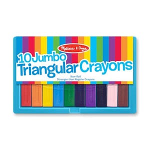 Melissa & Doug Jumbo Triangular Crayons