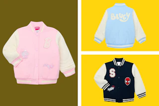 Toddler Character Varsity Jackets: Barbie, Bluey & Spider-Man