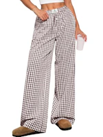 Women's Gingham Pants