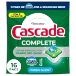 Cascade Complete Dishwasher Pods